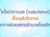 พลังวิทย์ คิดเพื่อคนไทย ตอน ไอโซบิวทานอล (Isobutanol) เชื้อเพลิงชีวภาพ จากการย่อยสลายชีวมวลโดยยีสต์