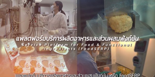 แพลตฟอร์มบริการผลิตอาหารและส่วนผสมฟังก์ชัน (FoodSERP)